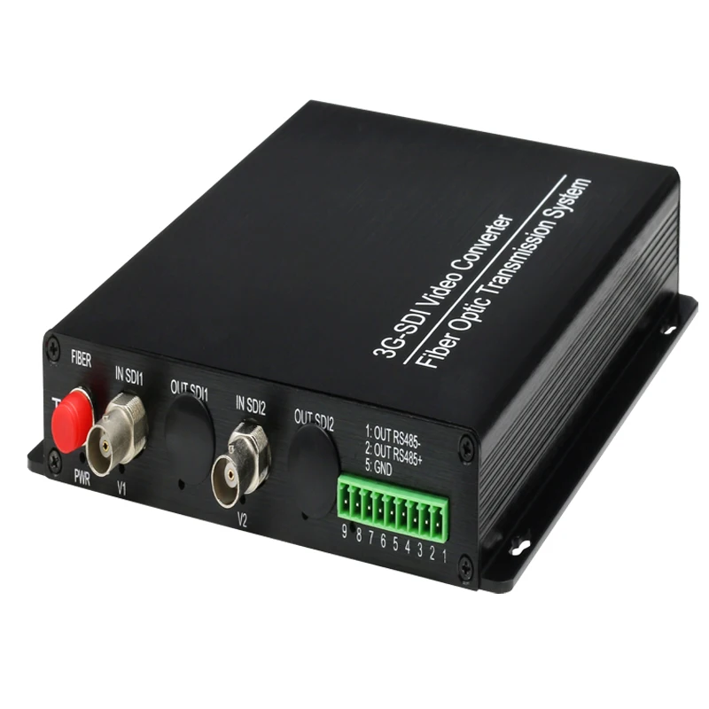 1310nm 1550nm2 Chs Bi-directional 3G-SDI Video to Fiber Converter  SC /UPC Optical connector  extender upto 40km