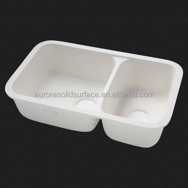 Solid Surface Double Lever Wash Basin Bathroom Sinks Wholesale Price Acrylic Bowl Sinks / Vessel Basins Shampoo Sinks Hospital