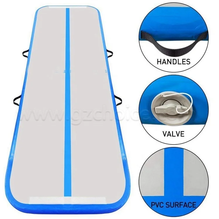 Competitive Factory Price Gym Training Inflatable Aqua Yoga Mat  Air Tumbling Mat