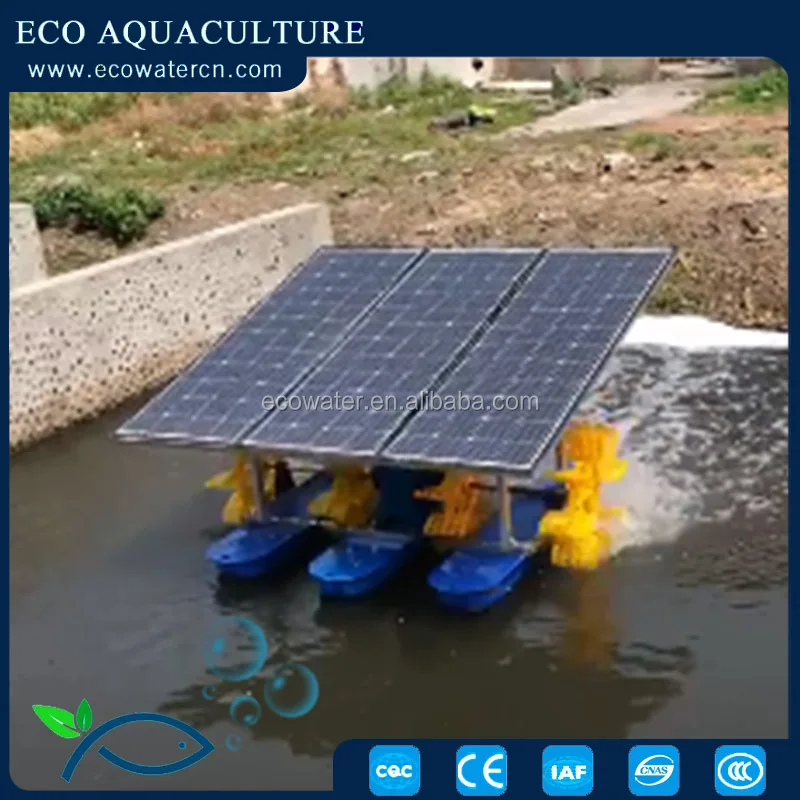 ECO Paddle wheel aerator--2HP 4wheels good quality cheap price plastic floating boat fish shrimp ponds