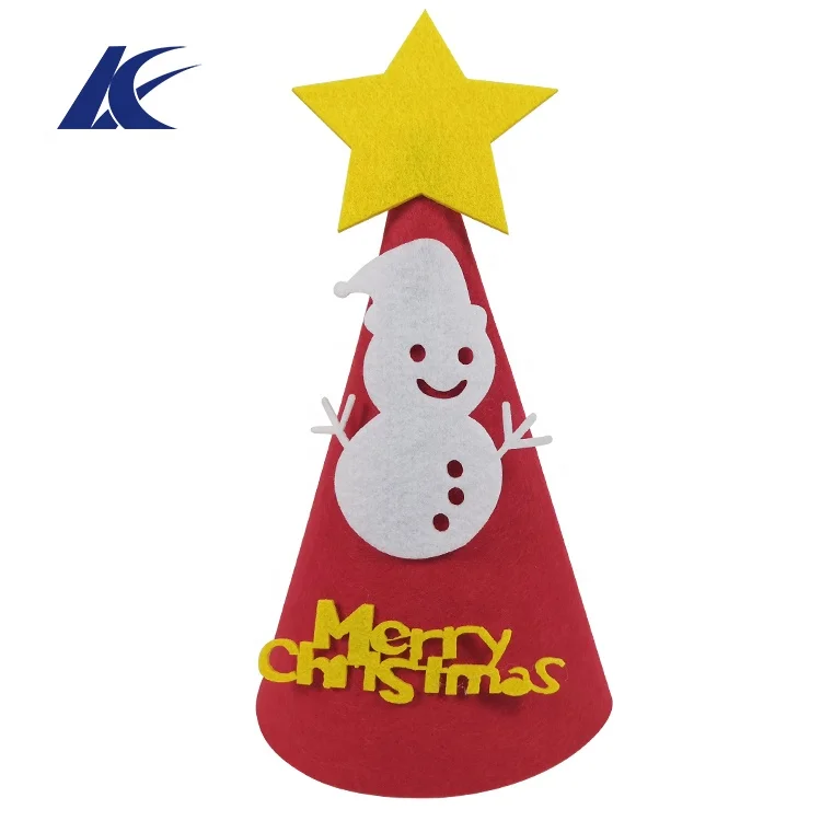 New Year 3D DIY Felt Toddler Christmas Tree Kids Gifts Toys Artificial Tree Xmas Home Decoration Hanging Ornaments