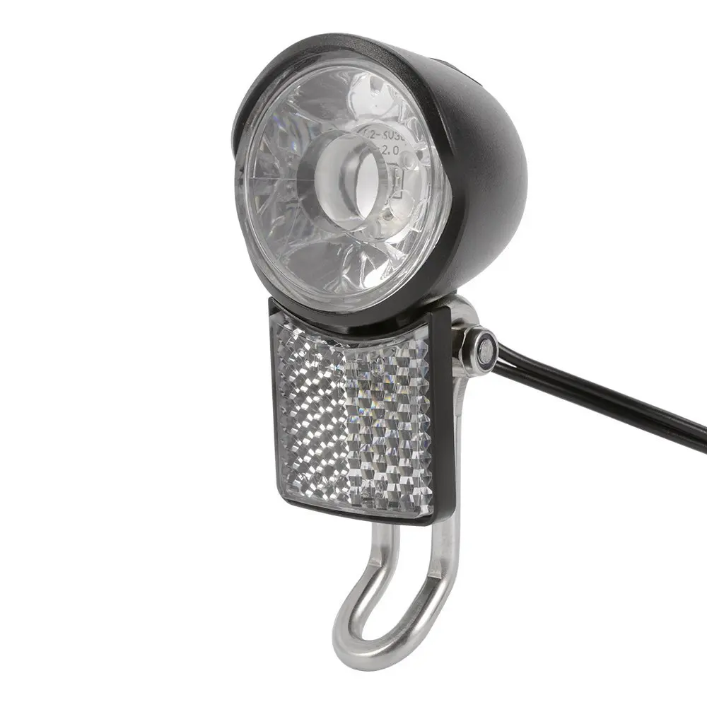 Factory direct Sate-lite CREE 15lux ebike light ISO 6721-1 StVZO ECE  eletric bike headlight with StVZO ISO 6742-2 ECE reflector