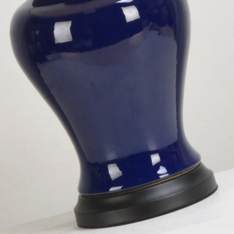 Ceramic chinese decorate bedroom table lamps flower porcelain bedside decorative desk lamp