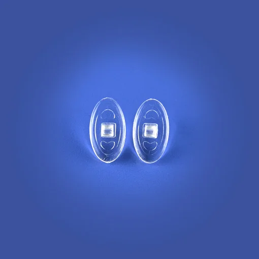 Eyeglass silicone nose pads