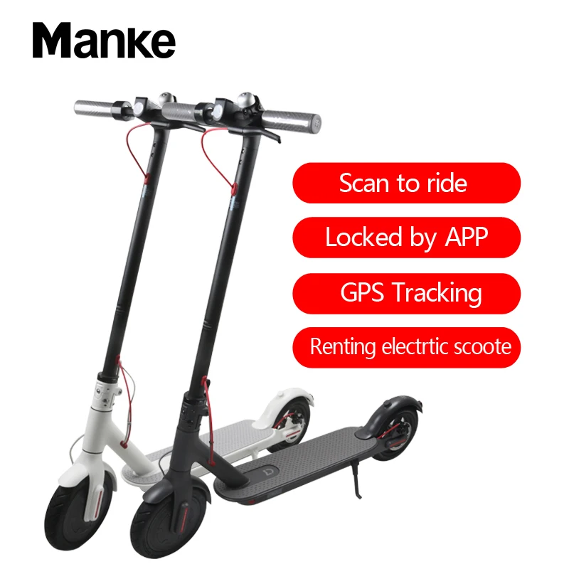 8.5 Inch 2G/4G GPS Tracking Sharing IOT Electric Scooter With Rental APP