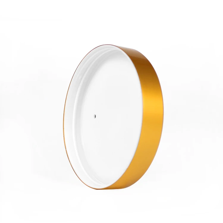 Лидер продаж, алюминиевые колпачки с золотистыми металлическими винтами 92 мм, алюминиевая пластиковая крышка для косметической упаковки