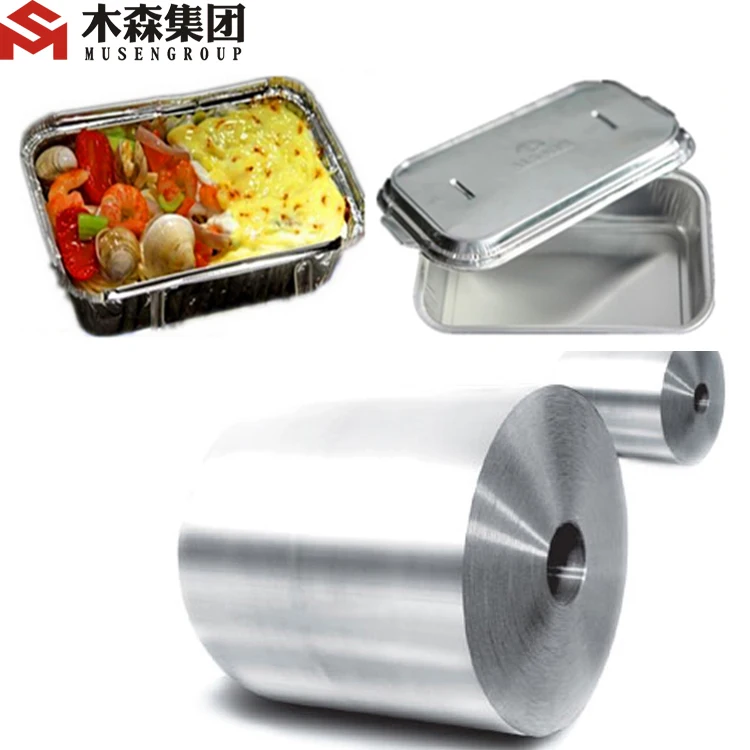 Заводская цена, небольшой рулон/большой рулон алюминиевой фольги, оптовая продажа, для приготовления быстрого питания