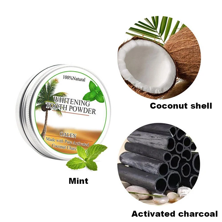 Wholesale Price Natural Safe Coconut Shell Fragrance Charcoal Teeth Whitening Powder