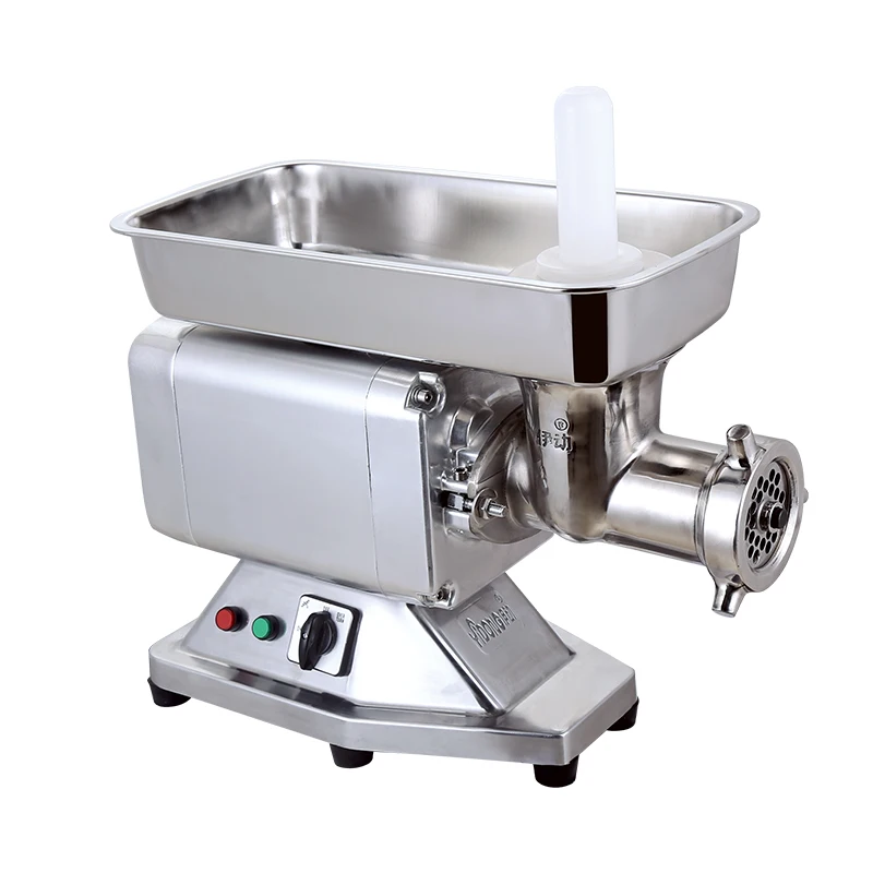 Stainless Steel Commercial 12 22 0.85Kw 1.1Kw Table Top Frozen Meat Mincer Mincing Grinding Machine Electric Meat Grinder