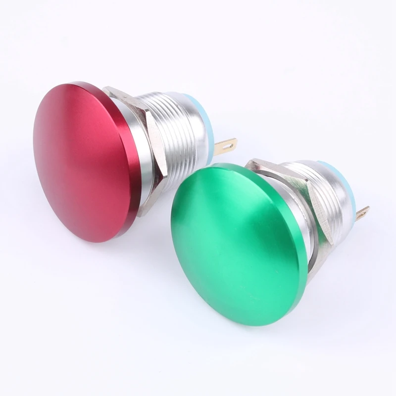 Aluminium alloy oxidation mushroom head metal push button explosion proof  push button switch