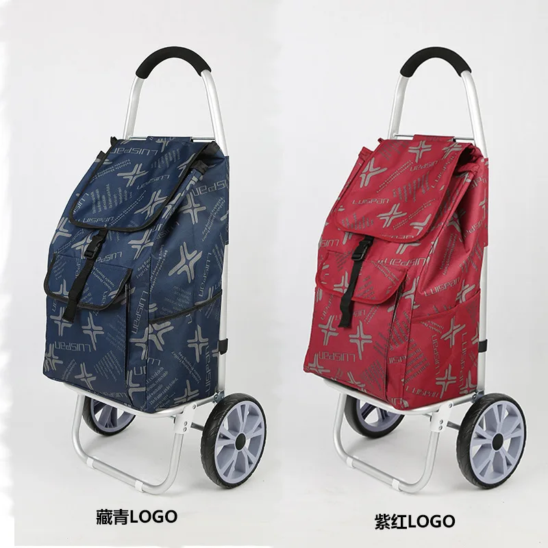 Support foldable big carrefour shopping cart trolley