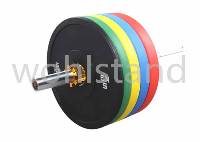 PU bumper barbell weight plate