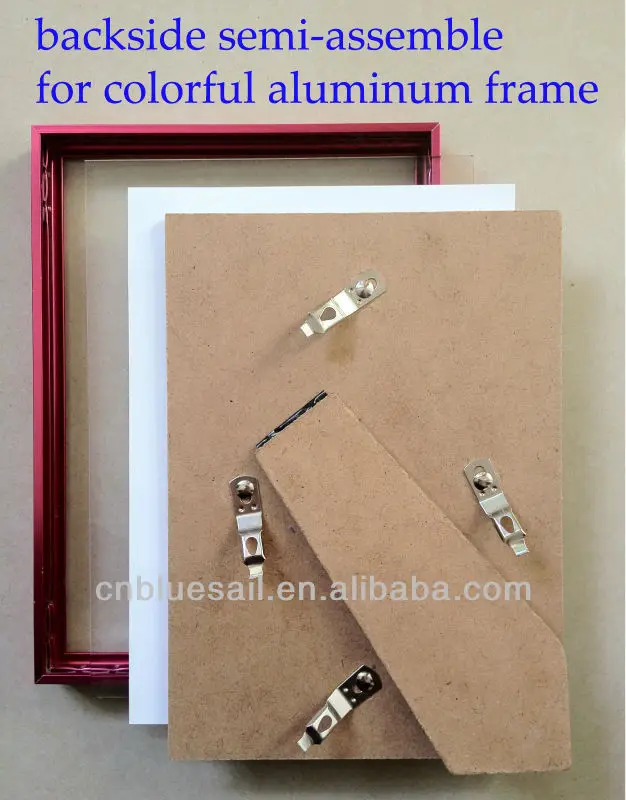 aluminum collection frame, colorful photo frame, red table photo frame