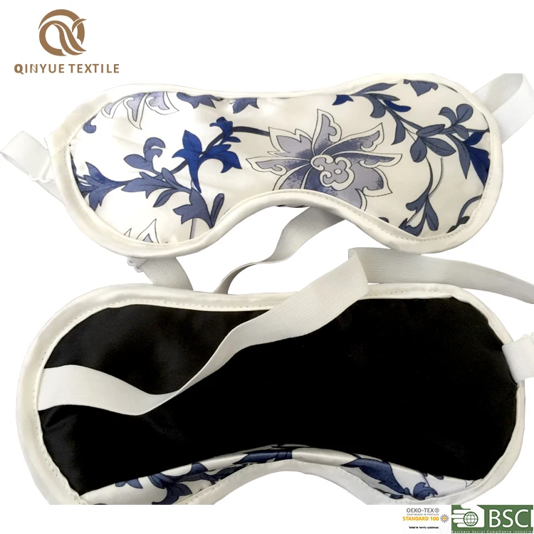 Wholesale Custom Logo Sleep With Drawstring Bag Eyemask Custom Eye Mask Private Label