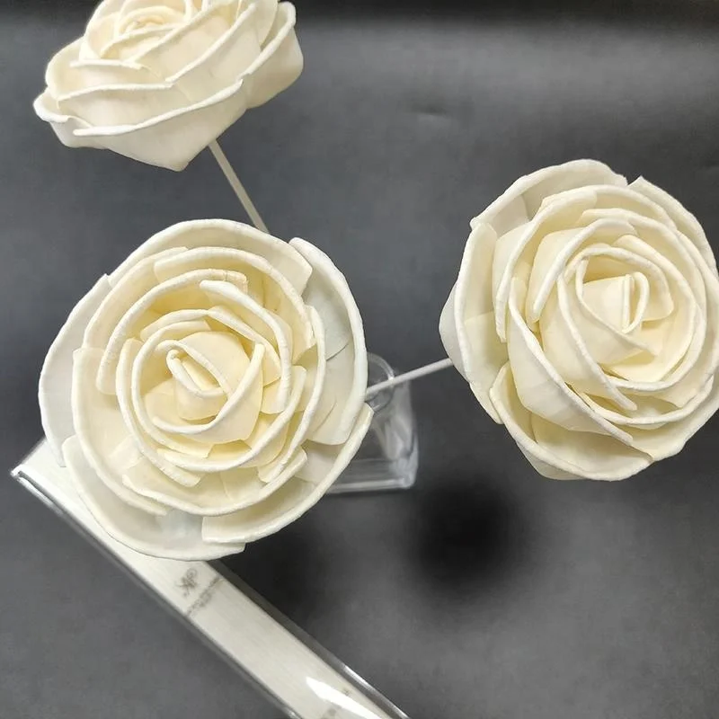 Estick Private Label Home Fragrance Scented Rattan Stick Dried Flowers Reed Diffuser Wood Sola Flowers For Air Freshening