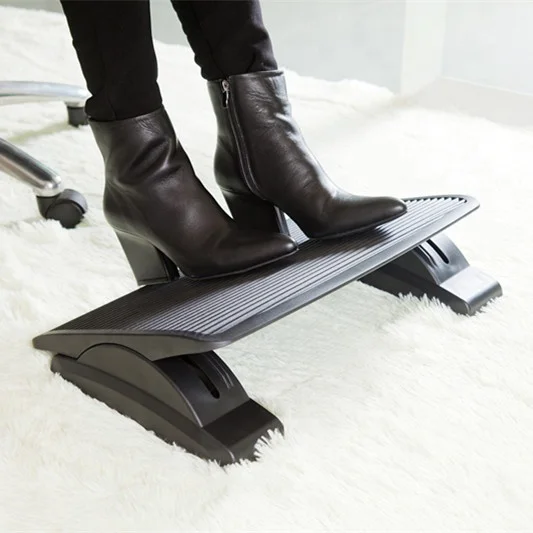 Plastic ergonomic massage office Footrest foot rest
