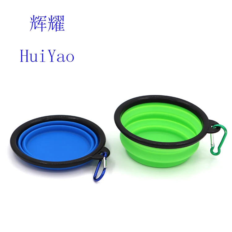 
Volume 350ML factory outlet folding dog bowls collapsible dog bowl 