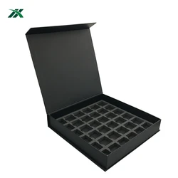 Reliable Rectangular Chocolate Candy Dessert Paper Packaging Box with Separators