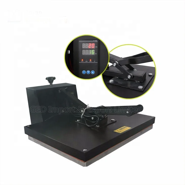 Guangzhou  38*38cm Flat Heat Transfer Machine 15*15 inch  Sublimation Iron Magnetic Press for T-shirt Fabric Bag Clothes Garment