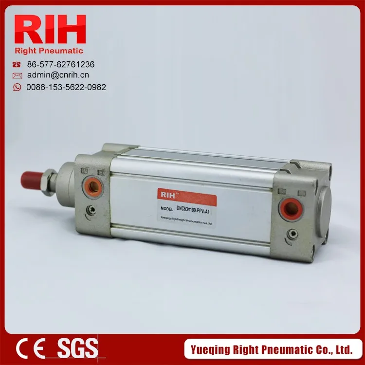 DNC ISO6431 Двойного Действия 100 мм небольшой цилиндр пневматический