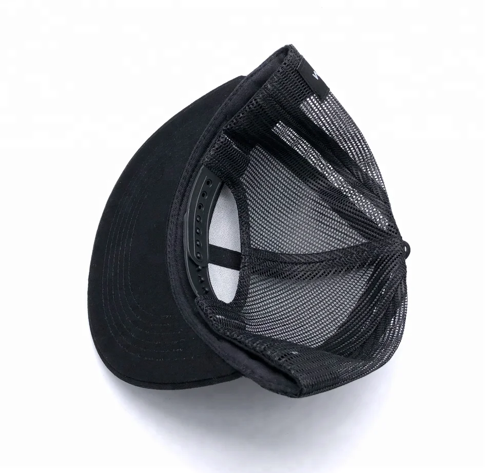 cotton mesh skull embroidery patch trucker snapback private label caps