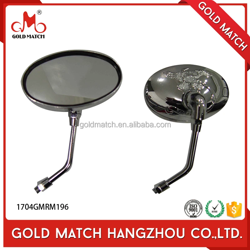 Low Cost CNC Billet Rear View Cover Chrome Turn Light Mirror