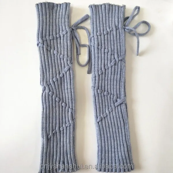 
Wholesale acrylic crochet ladies leg warmers knitting leg warmers for women 