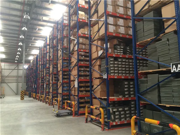 Kingmore Heavy Duty Steel Selective Pallet Rack System for Warehouse Storage