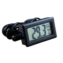 Mini digital temperature thermometer hygrometer for vivarium reptile