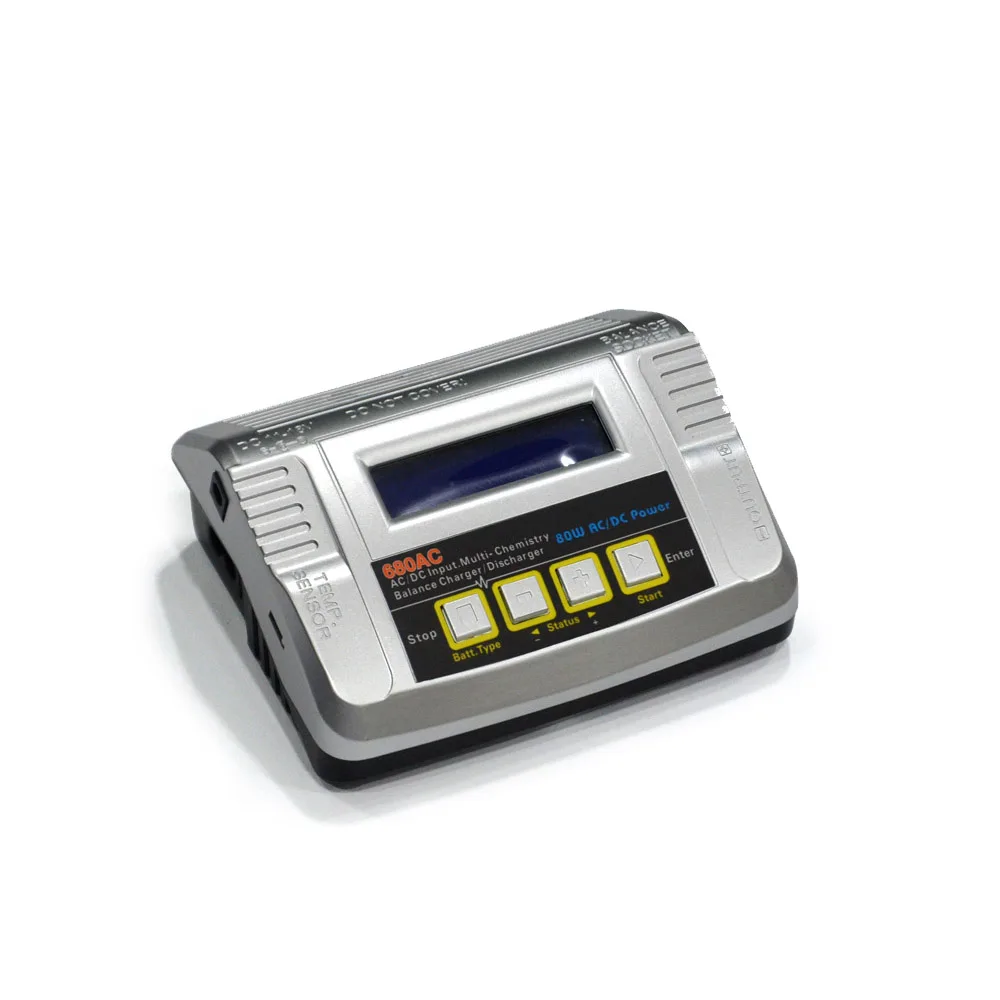 
HTRC 680AC 80W 6A AC/DC Dual Power RC Lipo Battery Balance Charger Discharger For 1-6s LiPo/LiFe/Lilon Battery Charging 