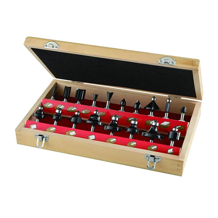 5Pcs  1/2 Inch Shank Tungsten Carbide Molding Wood Router Bit Set for Woodworking