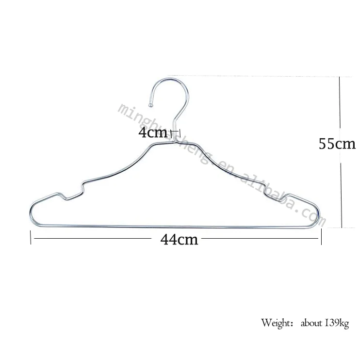 Heavy Duty Dry Cleaner Metal Wire Coat Hangers for Laundry Household Clothes Hangers Non Slip Clothes Hangers