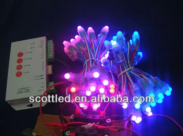 RGB full LED pixel module (WS 2811 IC) ;DC5V input,50pcs a string;led pixel string