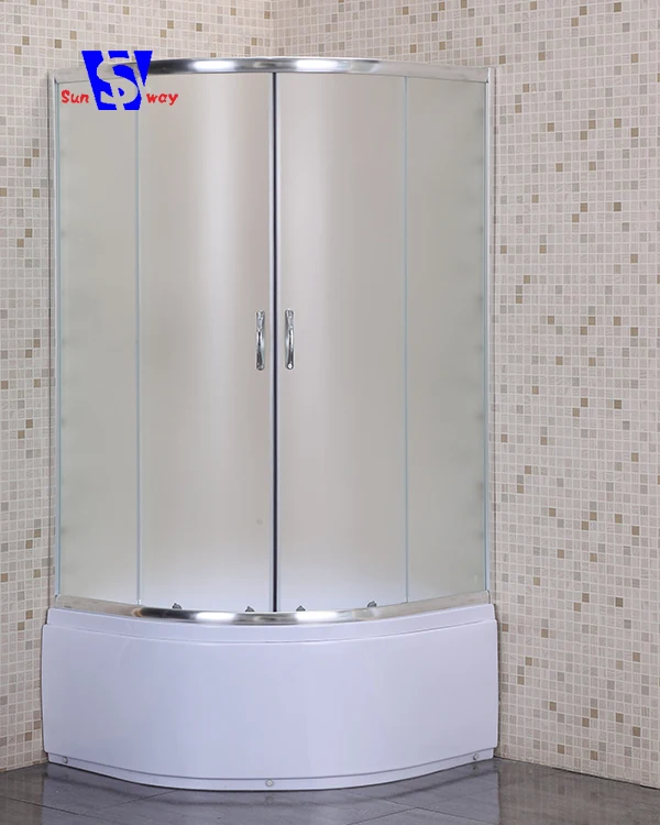 70x70 cm The new high quality tempered glass small round shower enclosure