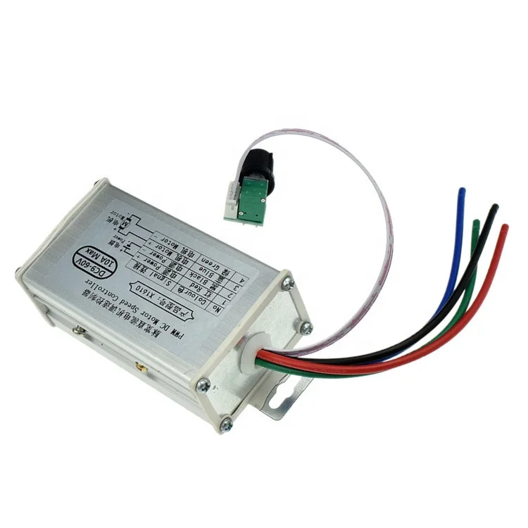 X1610 PWM DC motor stepless pulse brush motor governor dc9-60v controller 10A20A30A