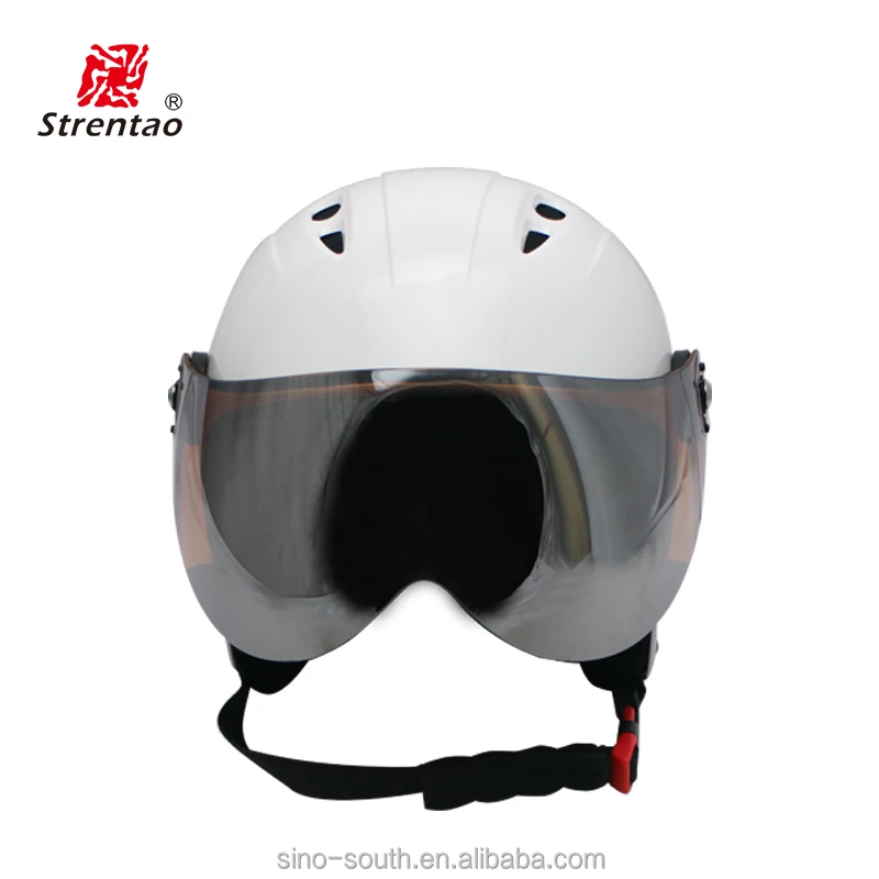 Hot sale outdoor sports skiing snowboard helmet certified skiing helmet with visor