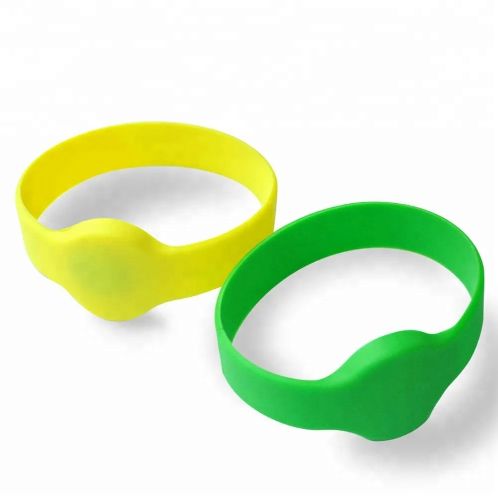 13,56 МГц оптовая продажа MIFARE Plus EV1 силиконовый rfid-браслет на заказ