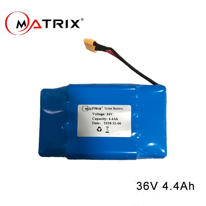 
E-skateboard battery 36v 4.4Ah 10S2P lithium ion Hoverboard Battery 