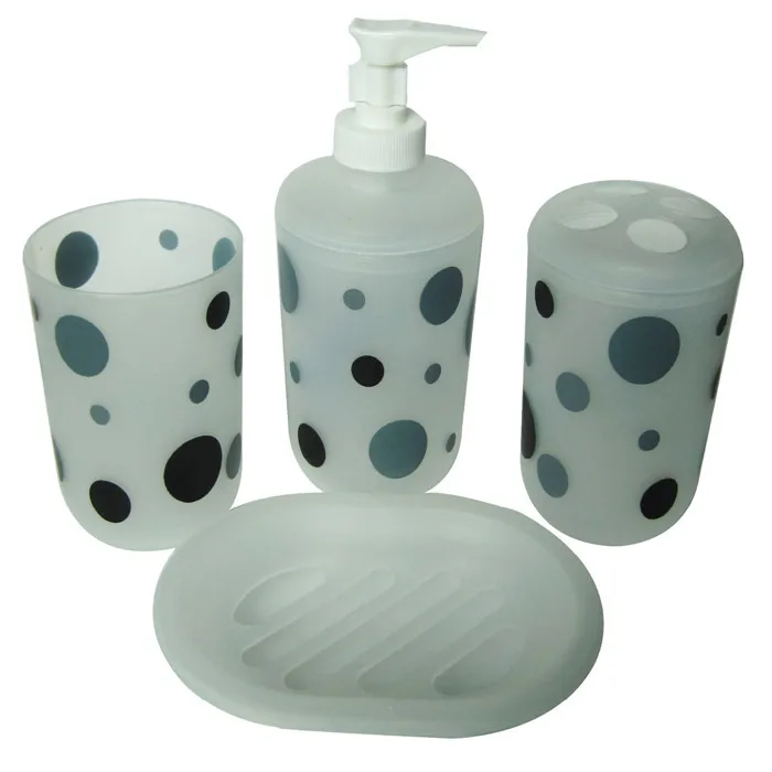 New Design bath accessories 4 pcs bath series 4 pcs bathroom set
