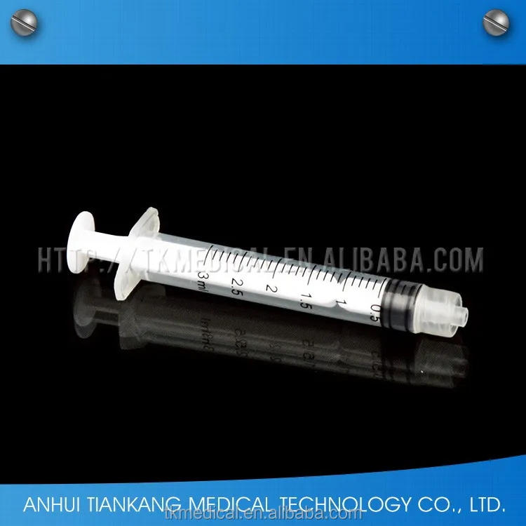 2016 Медицинские одноразовые шприц 3cc 5cc, Медицинская Поставка одноразовых шприцев