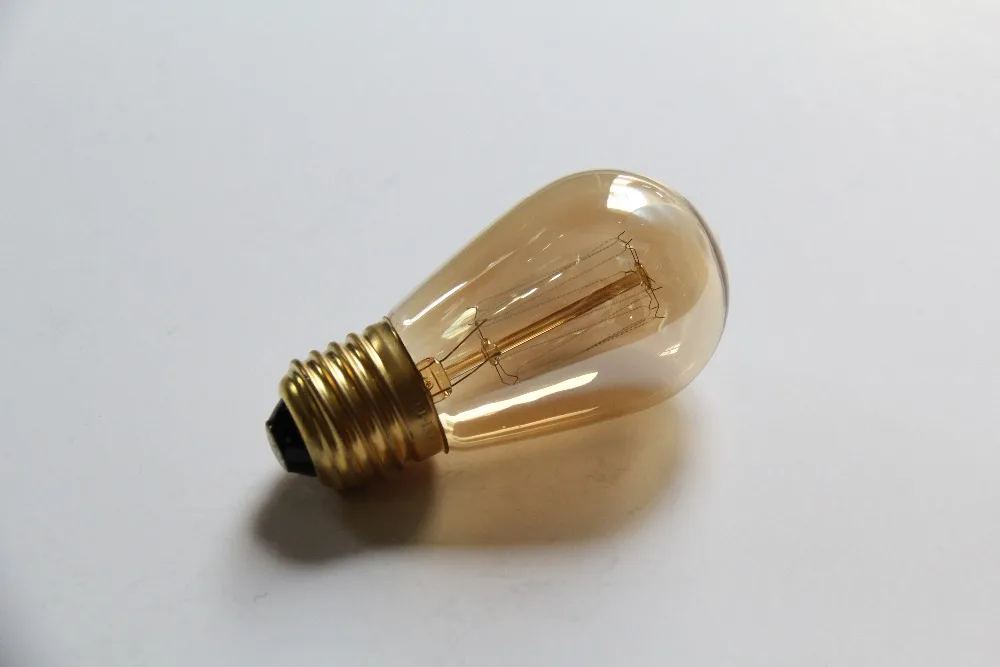 St45 25W 220V vintage tungsten retro Edison style filament lighting bulb