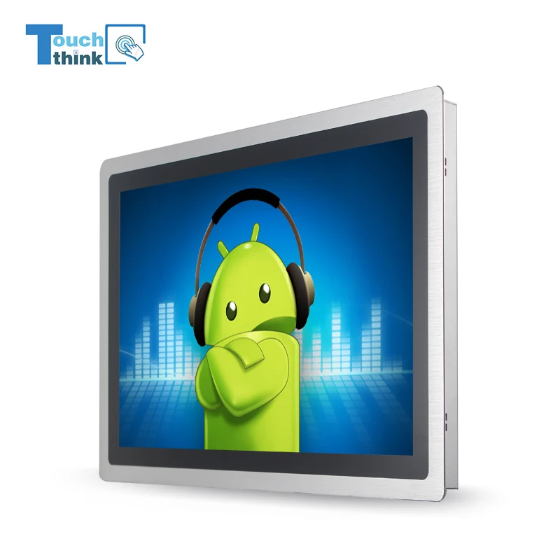 21.5 inch fansless industrial touch screen panel PC with Intel J1900 wireless LAN processor