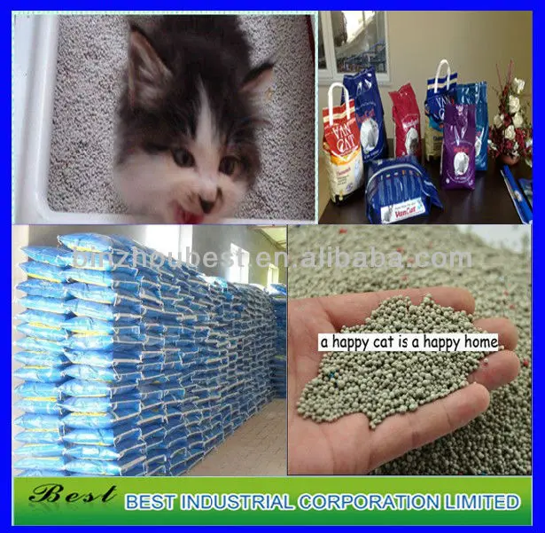 Bentonite Cat litter, premium bentonite/montmorillonite clay desiccant/cat litter bulk