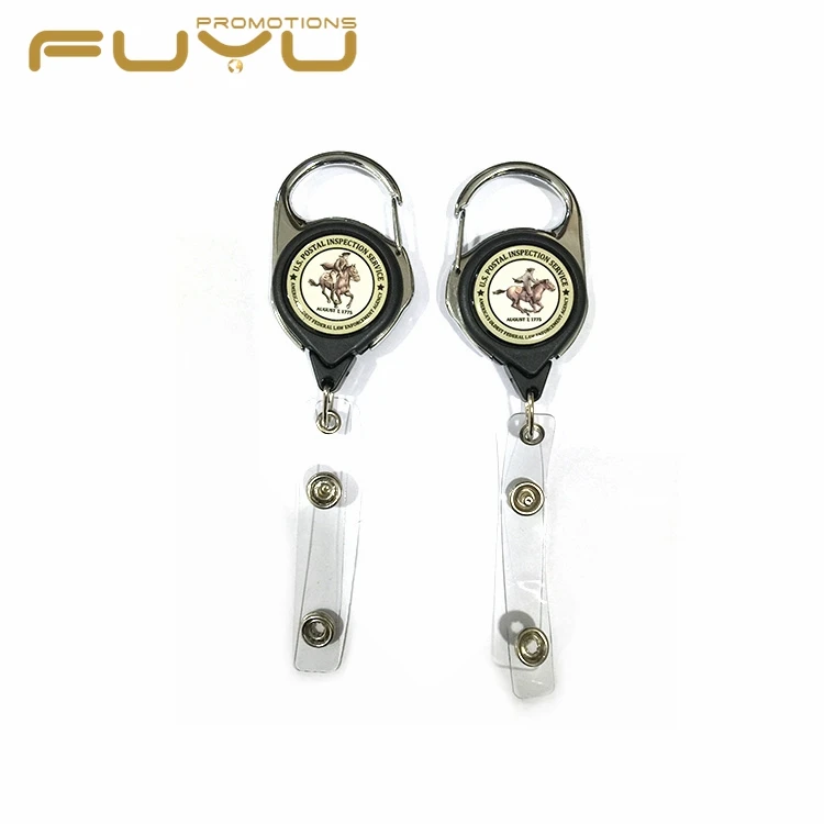 
Promotion Promotional Round Retractable Card Id Reel Badge Holder 