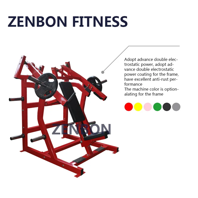 Commercial Fitness Equipment Hammer Strength Plate Loaded  Super Incline Chest Press