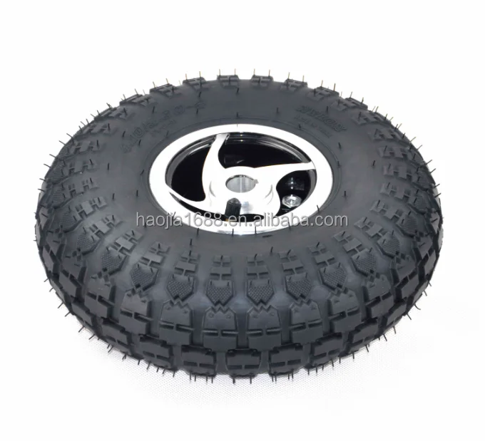 Source factory products 4.10/3.50-4 Aluminum rim pneumatic wheel