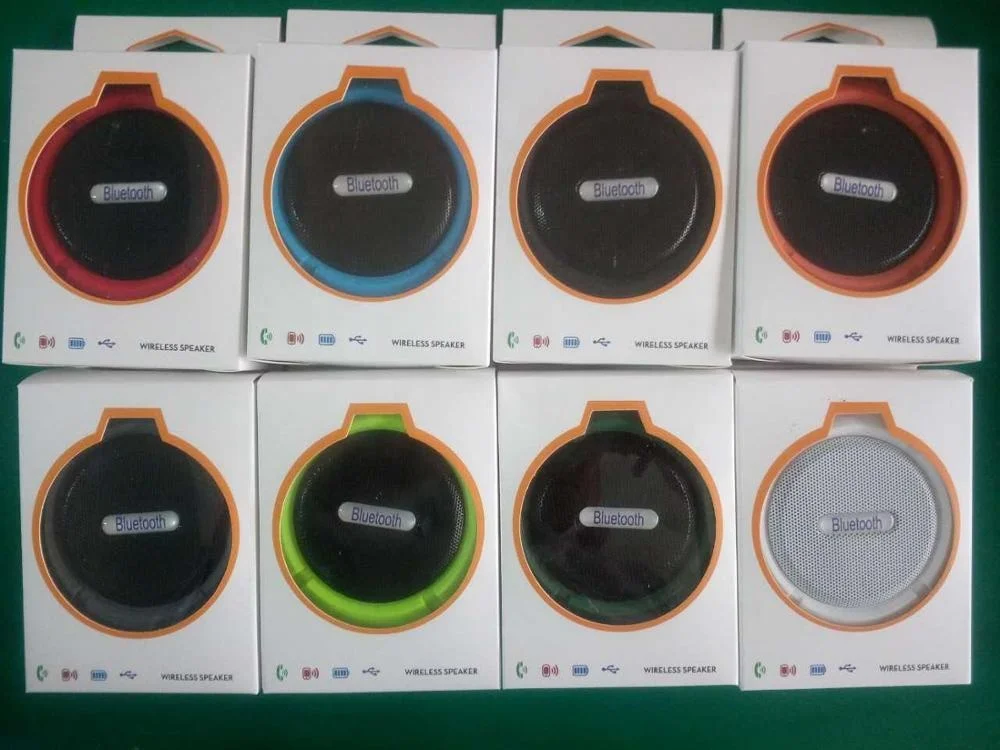 Фабричный хит продаж на Amazon C6 5 Вт водонепроницаемый bluetooth-динамик поддержка TF портативный беспроводной мини-динамик для душа
