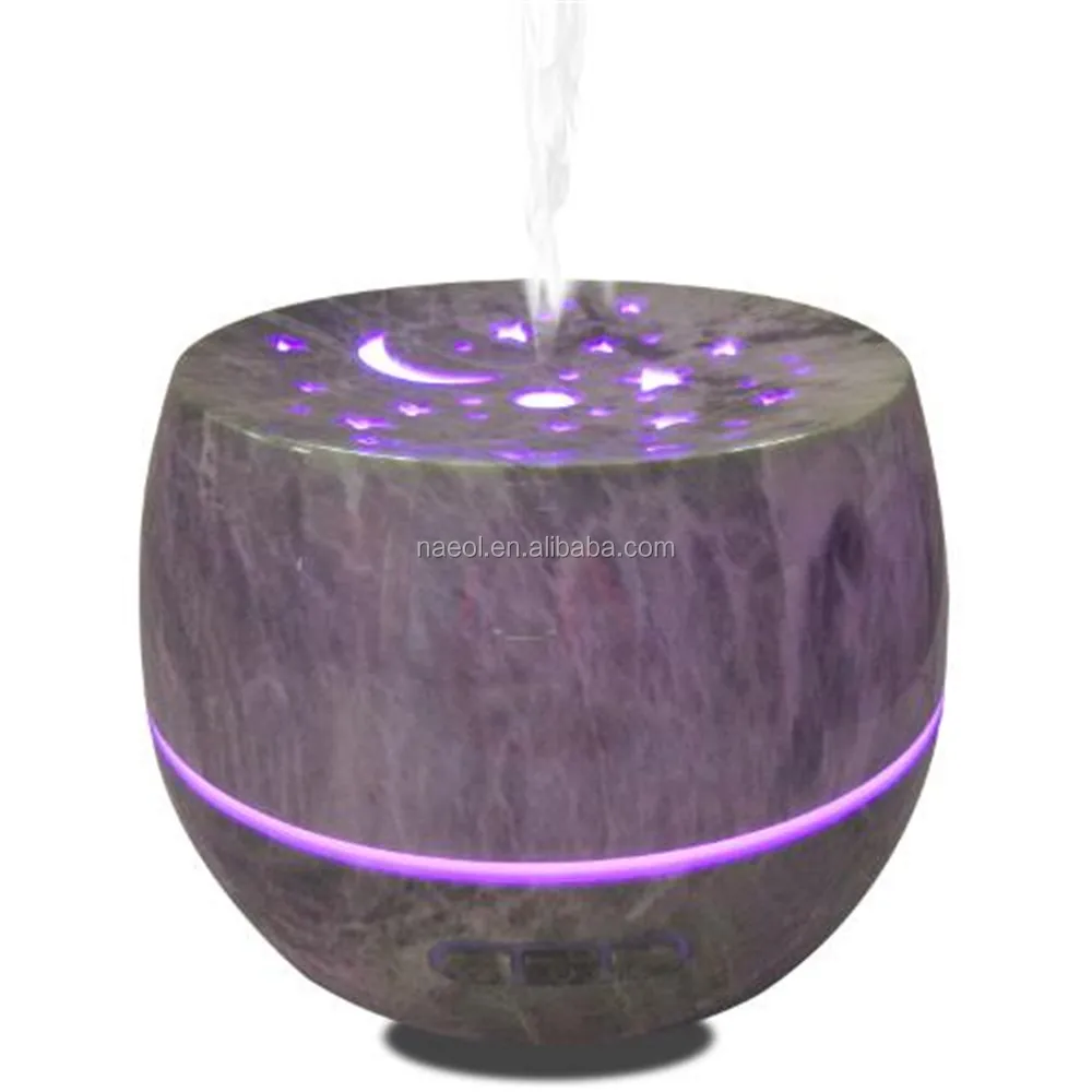 Chinese factory cost plastic housing with marble pattern on aroma diffuser 300ml perfume diffuser