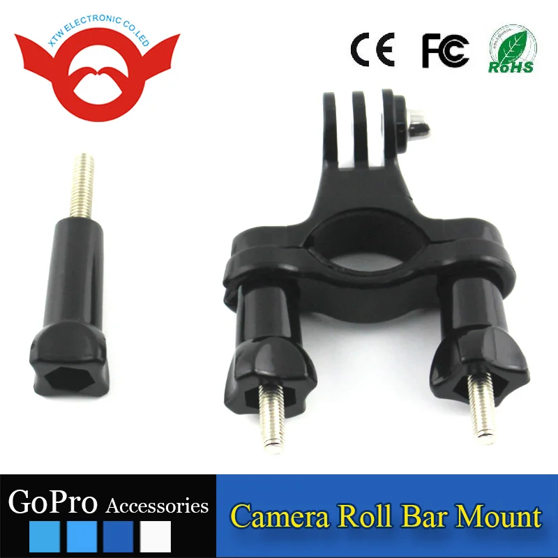 Xtw 2015 последним велосипед руль сиденье сообщение для установки на столб для Go pro Hero3 + 3 2 1 gopros аксессуары