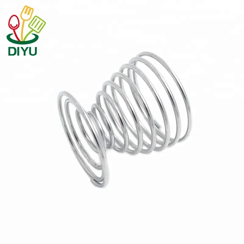 Stainless Steel Spring Wire Tray Boiled Egg Cups Holder Stand Storage Egg Cup Boiled Eggs Holder